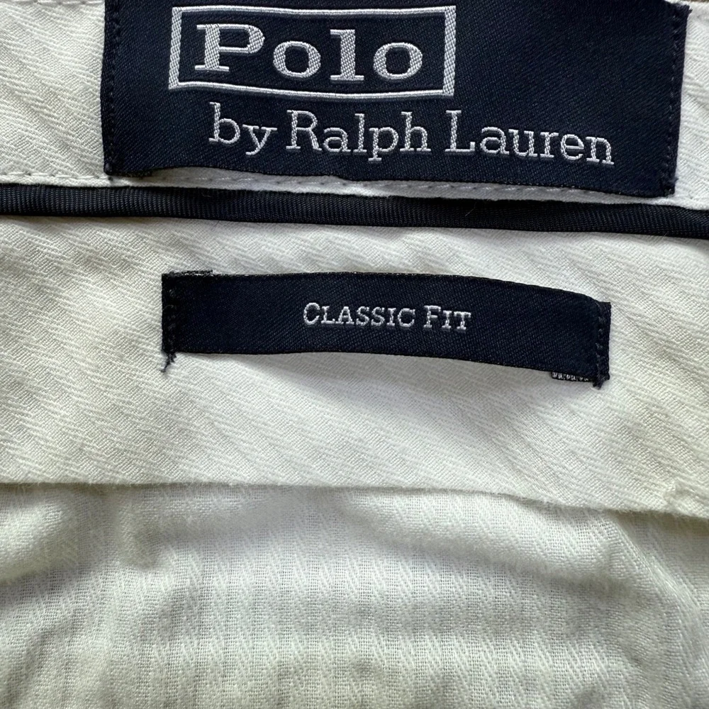 Vintage Polo Ralph Lauren Men's Classic Fit Khaki Chino Pants Size 34x30‎ Y2K